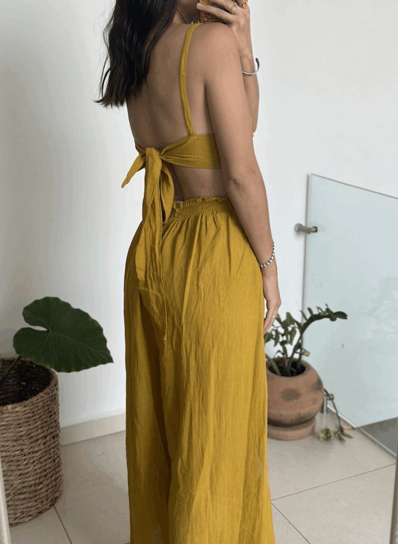 Jumpsuit Girasol Mostaza - Imagen 2